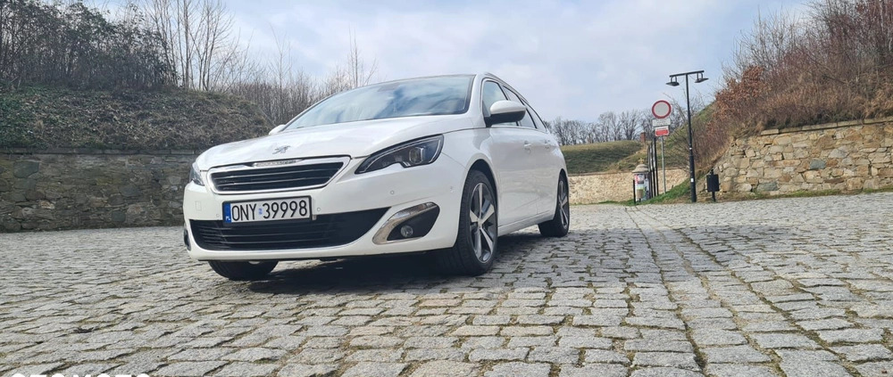 Peugeot 308 cena 49900 przebieg: 195000, rok produkcji 2017 z Nysa małe 497